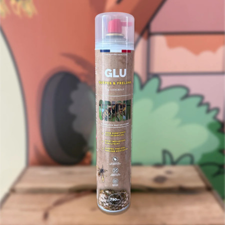Aérosol Origine Glu guêpes et frelons 750 ml sans insecticide — traitement frelon asiatique, PAN by FF Services 3D Champagné