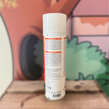 Pictogrammes et mode d'emploi aérosol insecticide Armosa 500 ml — désinsectisation professionnelle, Sarthe 72