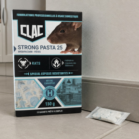 Tableau des solutions Clac — Strong Pasta 25 pâtes rats habitation espèces résistantes