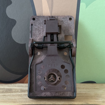 Tapette à rat Gorilla Traps — piège mécanique plastique et acier, 3 sensibilités réglables, sans poison