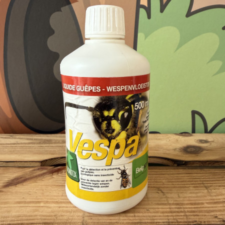 Attractif Vespa guêpes 500 ml — appât sélectif prêt à l'emploi, n'attire pas les abeilles