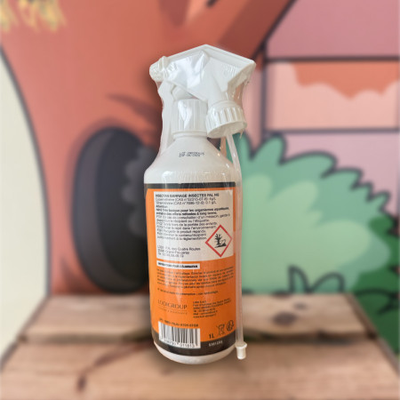 Insectan 1 L — efficace mouches moustiques araignées fourmis cafards, persistance 10 semaines, ne tache pas